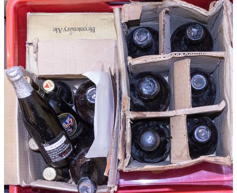 ***ITEM LOCATED AT BISHTON HALL***A collection of assorted ales, comprising Kings Ale February 22nd 1902, four bottles of Pri