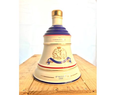 ***ITEM LOCATED AT BISHTON HALL*** Two Bell's Old Scotch Whiskies, presentation decanters in original drum packaging, Princes