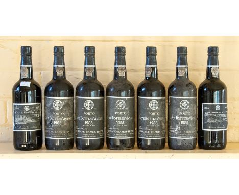 ***ITEM LOCATED AT BISHTON HALL***Seven bottles of Porto Late Bottled Vintage 1985 (7)