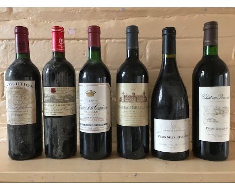 ***ITEM LOCATED AT BISHTON HALL***&nbsp;Twelve assorted bottles, briefly to include Clos de la Brussiere, 2007, Veux Clos St 