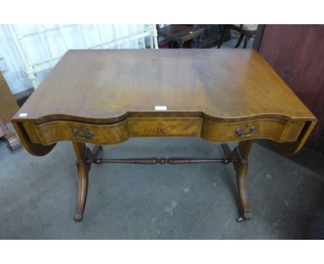 A Regency style mahogany sofa table