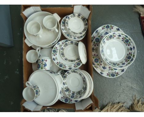 A dinner service by Midwinter together with various kitchenware by Hornsea