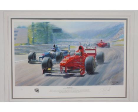 Tony Smith. "Eager |Eddie, Japanese Grand Prix, October 12 1997" signed print No. 114/850 with Washington Green blind stamp a