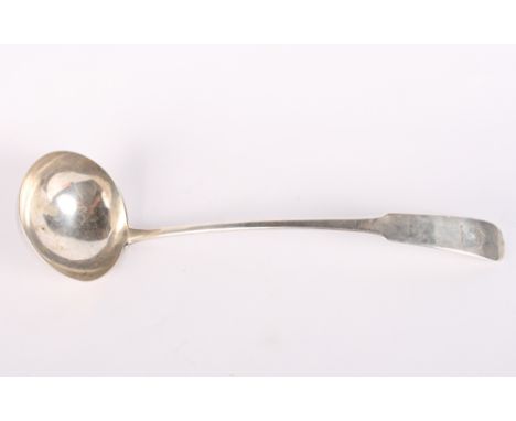 A Georgian Scottish silver soup ladle, Edinburgh 1810, 6.34oz troy approx