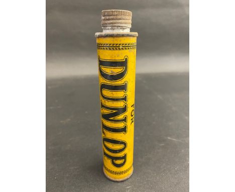A Dunlop French Chalk cylindrical tin in good condition.