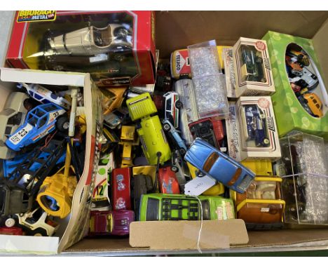 A large quantity of some boxed diecast toy cars to include Corgi, Dinky, Solido,Tonka, Matchbox. Estimate £20-40.
