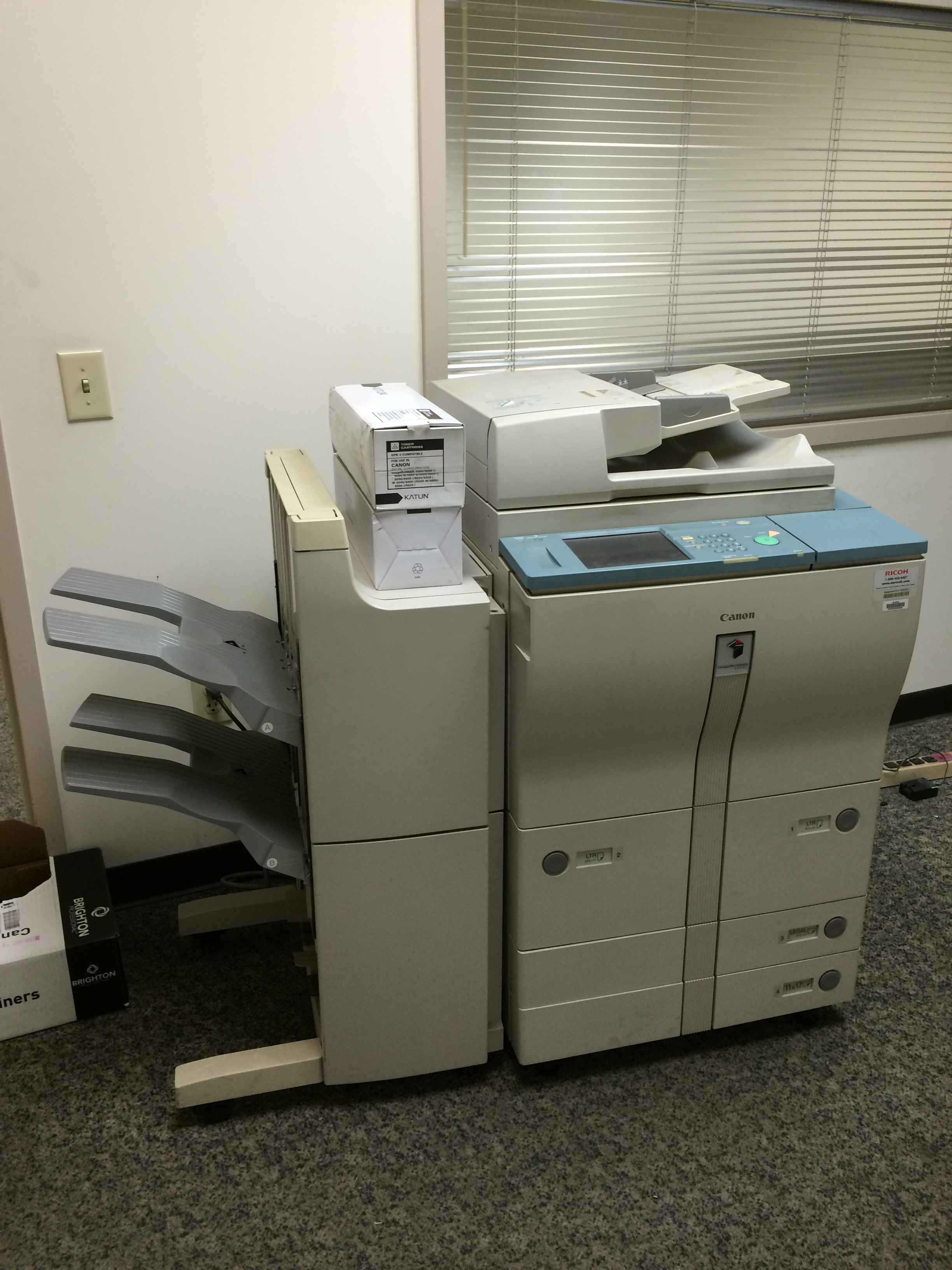 CANON IMAGERUNNER 5020 i MODEL # DADF-D1 PRINTER