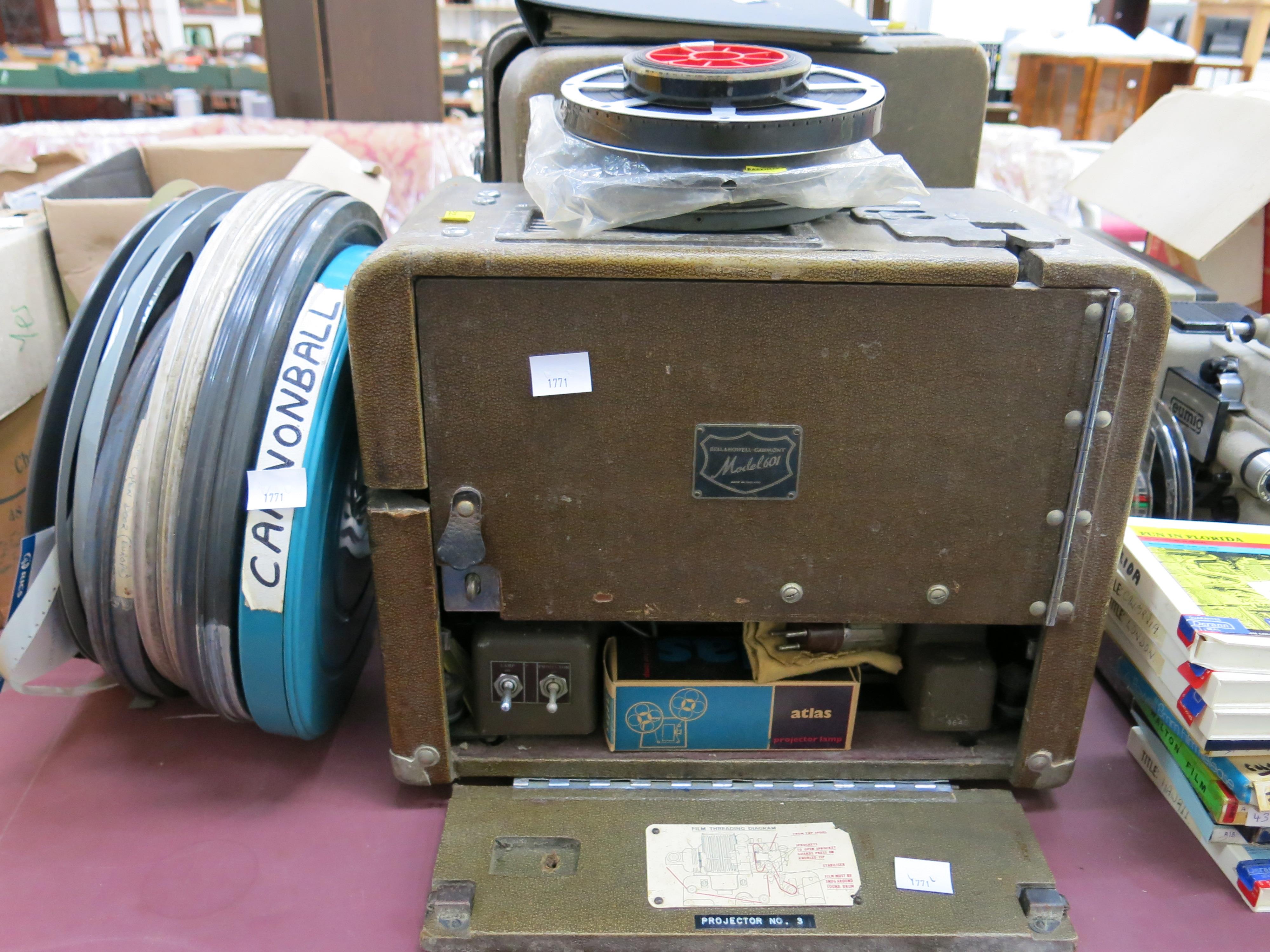 A Bell & Howell Gaumont Model 601 16mm SoundFilm Projector. 110V