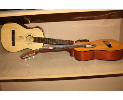 TWO STUDENT CLASSICAL GUITARS one a Stagg C510 and a Kanok