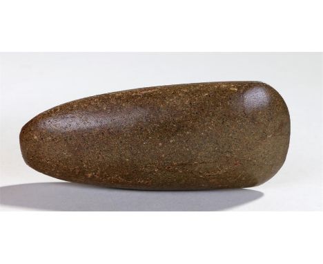 East Anglian Neolithic axe head, the polished axe head of tapering form, found by the vendors father who was a farmer in the 