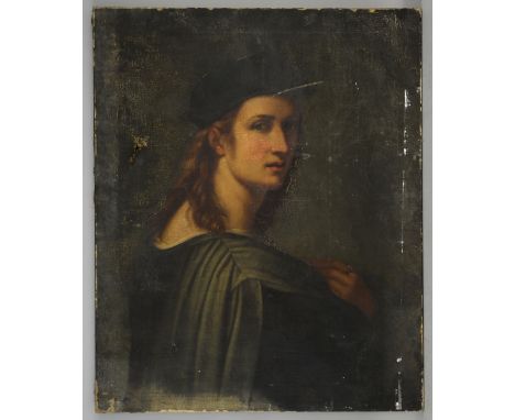 19th Century copy of Raphael's portrait of Bindo Altoviti, unsigned oil on canvas,  71 x 59 cm,The original is in the Nationa