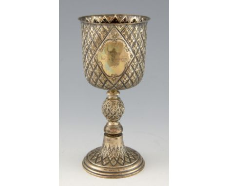 Of rowing interest, The Henley diamonds pineapple trophy goblet,1908, won by Alexander McCullock., by Charles Boyton and Sons