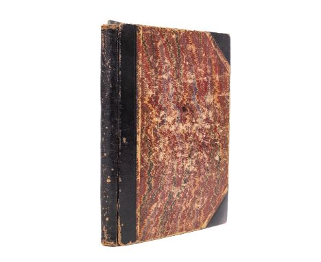 An early 20th century log book/journal for the yawls 'Elite' and 'Elaine' circa 1909-1911, manuscript entries interspaced wit