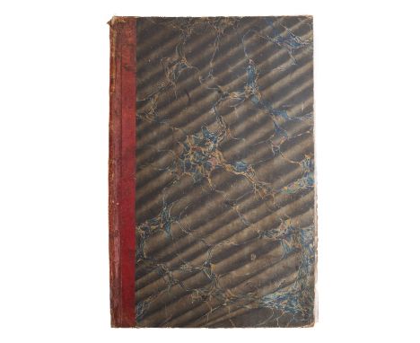 A 19th century ship's Accounts ledger for the sailing barque 'Emily' of North Shields, circa 1863,  fourteen manuscript pages