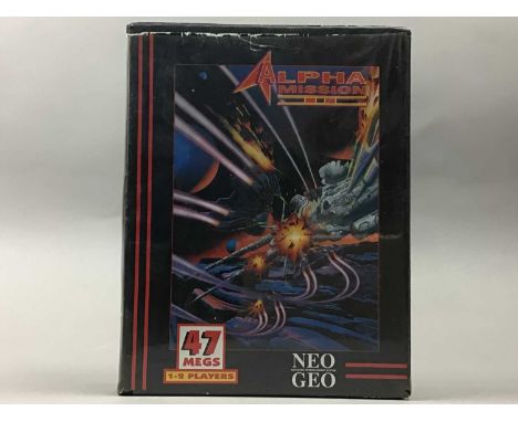 SNK NEO GEO - ALPHA MISSION II,boxed with manual