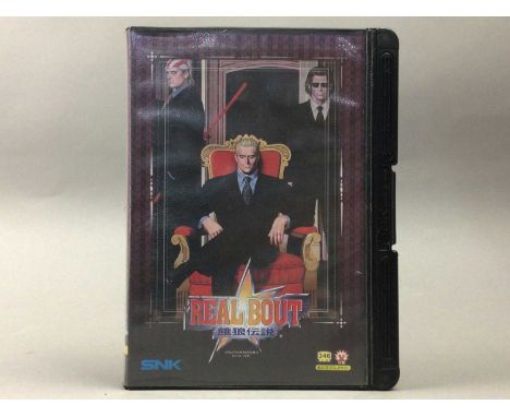 SNK NEO GEO - REAL BOUT FATAL FURY,boxed with manual
