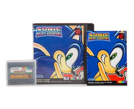 SNK NEO GEO POCKET / POCKET COLOUR - ONE GAME,Sonic The Hedghod Pocket Adventure, boxed with manual