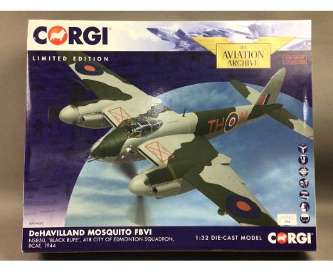 CORGI AVIATION ARCHIVE,AA34605 De Havilland Mosquito FBVI, 1:32 scale, boxed