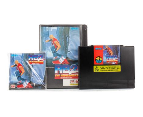 SNK NEO GEO - REAL BOUT 2: THE NEWCOMERS (JPN),boxed with manual
