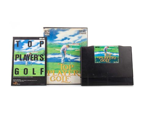 SNK NEO GEO - TOP PLAYER'S GOLF,boxed with manual