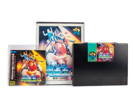 SNK NEO GEO - TOKUTEN OH 3 (SUPER SIDEKICKS 3) (JPN),boxed with manual