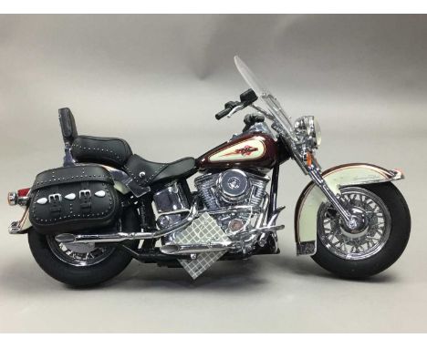 FRANKLIN MINT,1:10 scale Harley-Davidson Softail Classic, boxed with paperwork