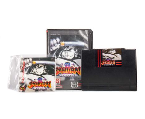 SNK NEO GEO - SAMURAI SHOWDOWN III,boxed with manual