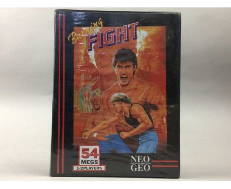 SNK NEO GEO - BURNING FIGHT,boxed with manual