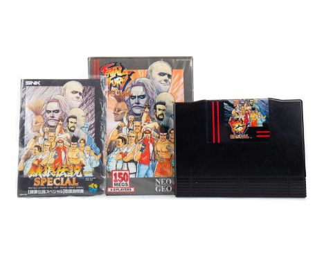 SNK NEO GEO - FATAL FURY SPECIAL,boxed with Japanese manual