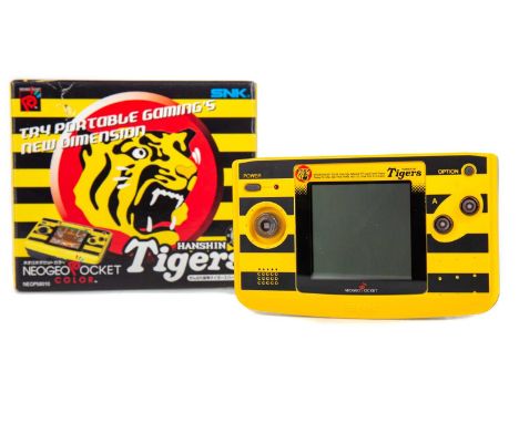 RARE SNK NEO GEO POCKET HANSHIN TIGERS EDITION,boxedManual present, image provided