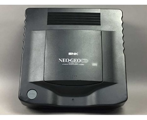 SNK NEO GEO CD CONSOLE,with controller and power adapter, together with a Controller Pro, boxed