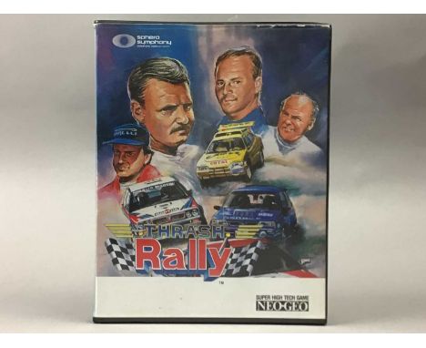 SNK NEO GEO - THRASH RALLY,boxed with manual