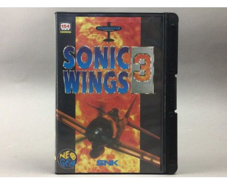SNK NEO GEO - SONIC WINGS 3 (JPN),boxedAdditional images available, no manual present, possible reprint insert