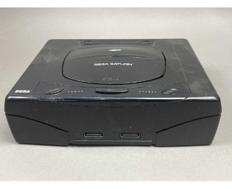 SEGA SATURN CONSOLE AND APPROXIMATELY 37 GAMES,including Wipeout, Battle Monsters and Exhumed, all boxedAdditional images ava