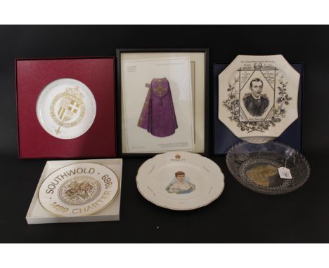A selection of Royal commemorative plates including Victorian, Edwardian and later plus an 1870 horse racing plate featuring 
