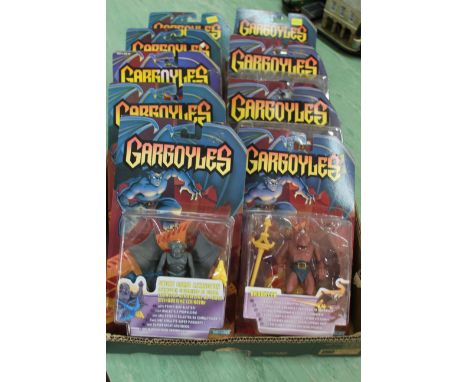 Nine boxed circa 1995 Kenner Gargoyles figurines