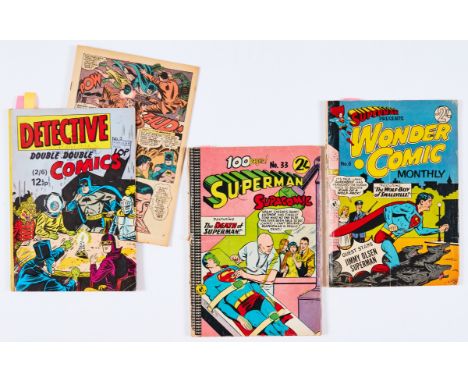 Detective Double Double comics. 3 comprising Detective (1966-68), 352 with pin-up centrefold, 359 (1st Batgirl), 372, 378. Th