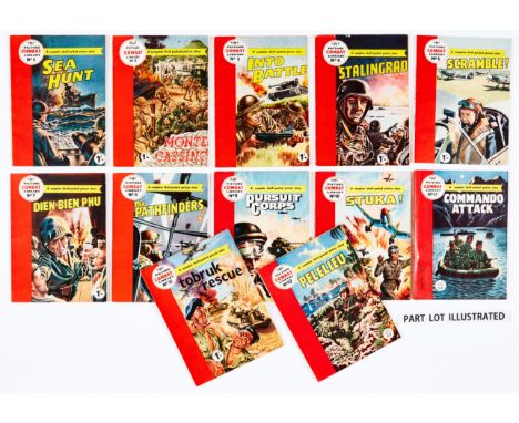 Combat Picture Library (1959-60 G.M. Smith/Micron) 1-4, 6-38, 40-43, 45-60. Bright, fresh covers, light tan pages, 14 issues 