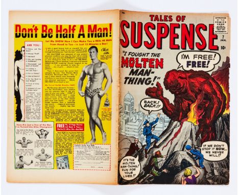 Tales of Suspense 7 (1960). Good cover gloss, Marvel chipping to RH cover edge, light tan pages, cents copy [vg]. No Reserve