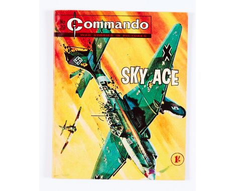 Commando 29 (1962) Sky Ace. Bright covers, tight spine with light bindery ripples, cream pages [fn]
