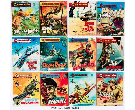 Commando 126-150 (1964-65). Bright covers, tight spines with light bindery ripples, cream pages [fn/vfn] (25)