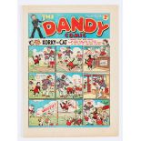 Dandy 132 (Jun 8 1940). Propaganda war issue. Starring Addie and Hermy the Nasty Nazis. Bright