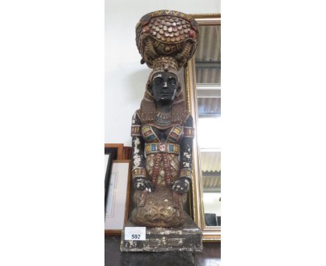 VINTAGE EGYPTIAN STATUE OF A FEMALE