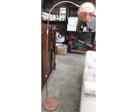 COPPER EFFECT STANDARD LAMP