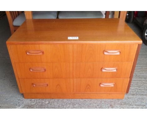 VINTAGE TEAK G-PLAN FRESCO 3 DRAWER CHEST 