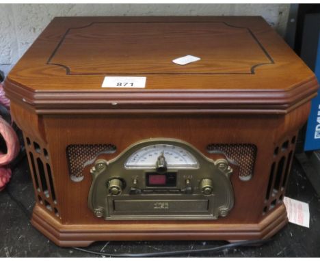 MODERN RECORD/CD PLAYER