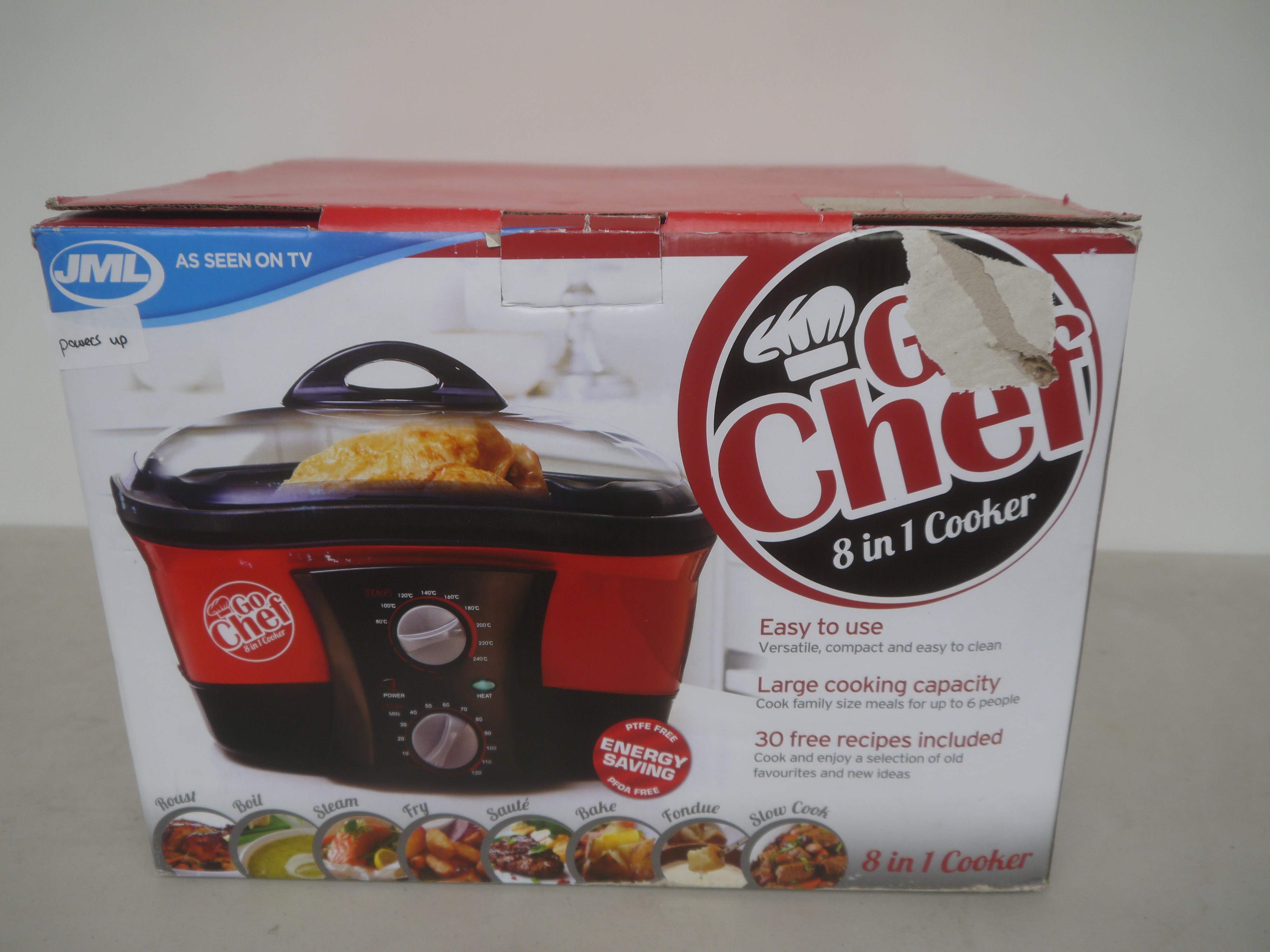 JML Go Chef 8 in 1 Cooker, boxed and tested working