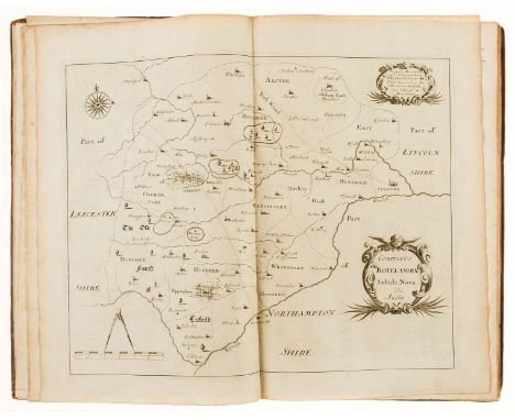 Rutland.- Wright (James) The History and Antiquities of the County of Rutland, first edition, engraved double-page map, engra