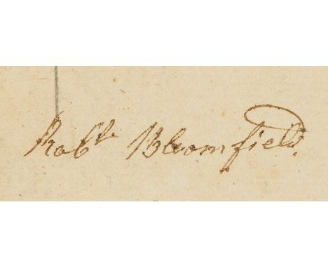 Bloomfield (Robert, poet, 1766-1823).- The Monthly Mirror, vol. XI only, Robert Bloomfield's copy with his ink signature on f