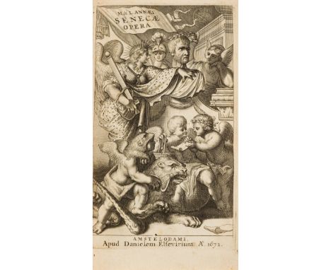 *** Please note, the description of this lot has changed *** NO RESERVE Seneca (Lucius Annaeus) Opera, quæ exstant, edited by
